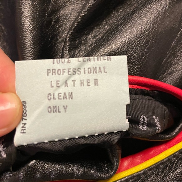 RARE + Vintage Jeff Hamilton Reversible Leather Mickey Mouse Jacket - Picture 7 of 8